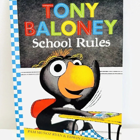 TONY BALONEY SCHOOL RULES Paperback Book by Pam Munoz Ryan Like New - Picture 1 of 2